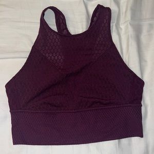 Lululemon cut out sports bra size 8 Plum color